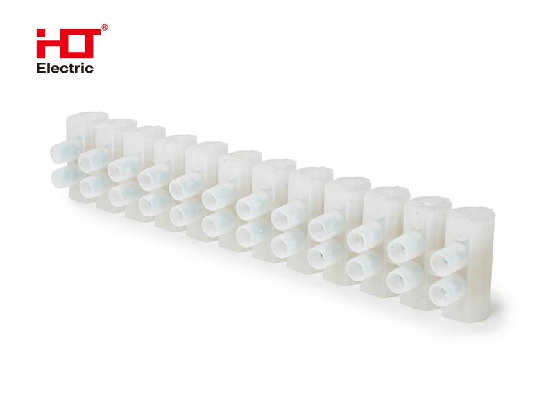 Зажим винтовой ЗВИ-15 1.5-6мм2 12пар(уп/1 шт.)белый HLT