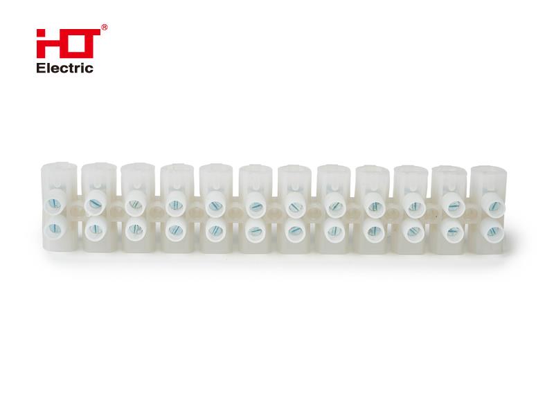 Зажим винтовой ЗВИ-15 1.5-6мм2 12пар(уп/1 шт.)белый HLT