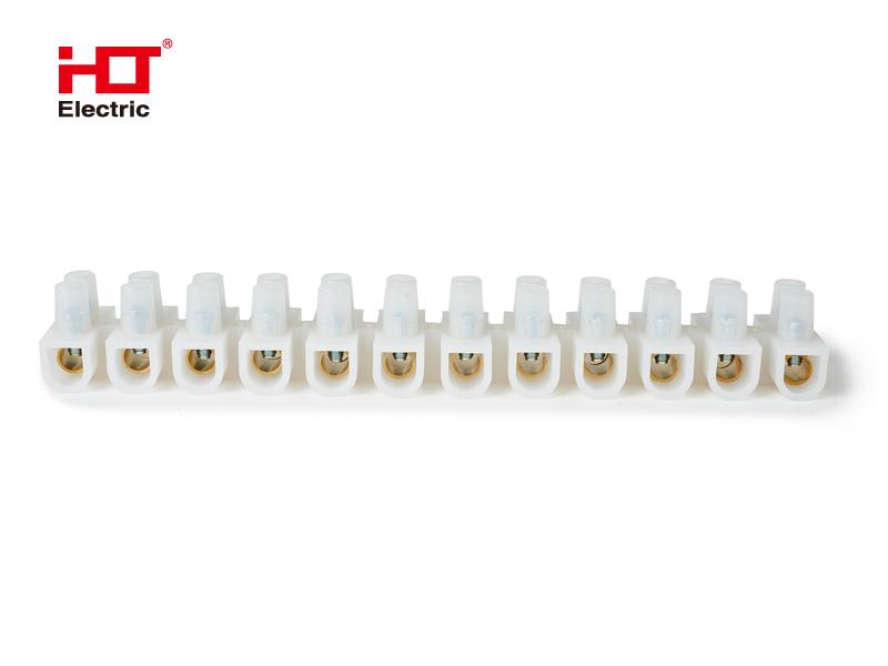 Зажим винтовой ЗВИ-20 1.5-6мм2 12пар(уп/1 шт.)белый HLT