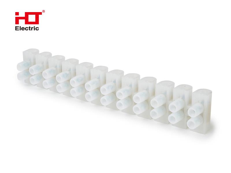 Зажим винтовой ЗВИ-20 1.5-6мм2 12пар(уп/1 шт.)белый HLT