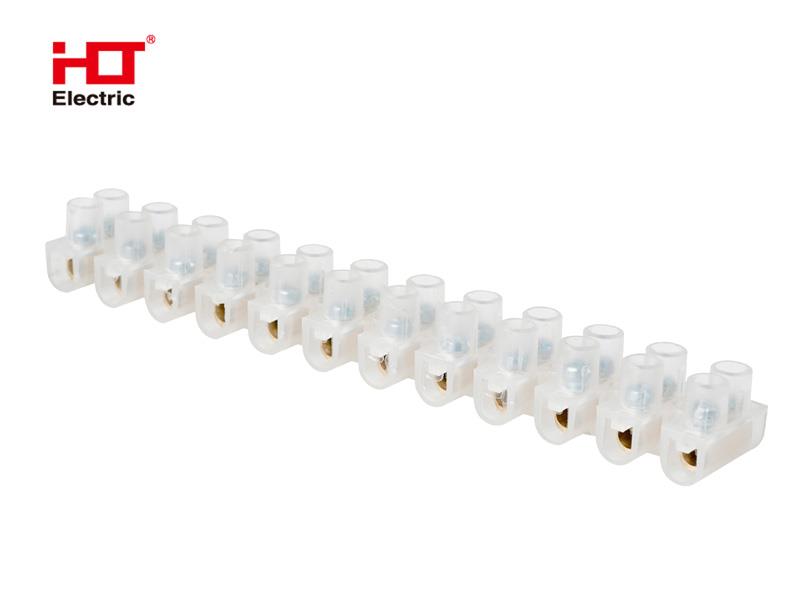 Зажим винтовой ЗВИ-30 1.5-10мм2 12пар(уп/1 шт.)белый HLT