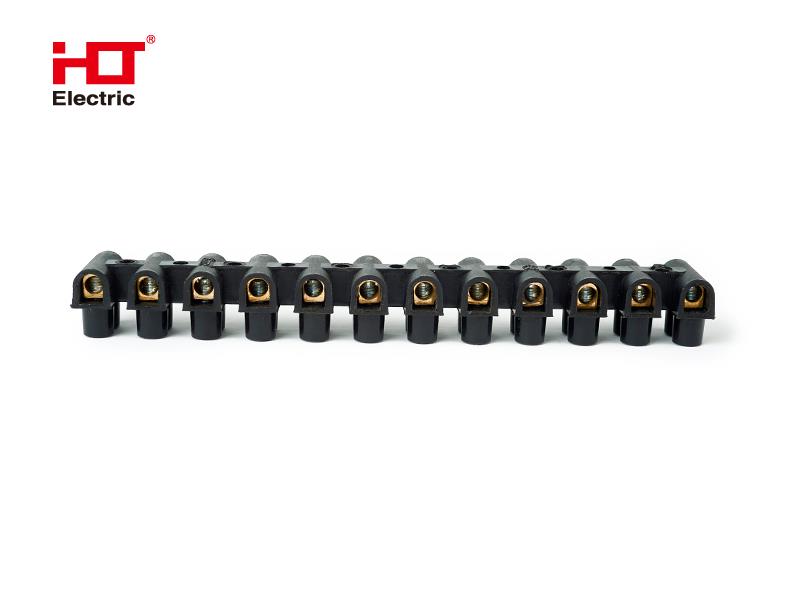 Зажим винтовой ЗВИ-20 полипропилен 1.5-6мм2 12пар 100°С черный (уп/1 шт.) HLT