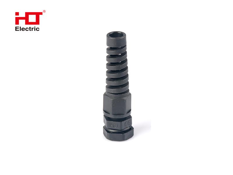 Сальники типа влагозащищенные PG-R 7 с гибким отводом d=3-6.5мм IP54 -черный HLT