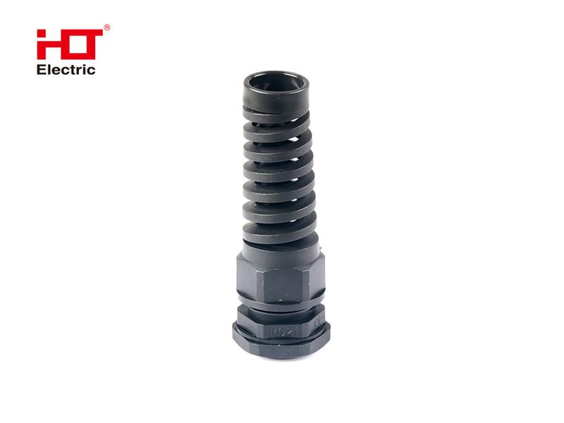 Сальники типа влагозащищенные PG-R 21 с гибким отводом d=13-18мм IP54 -черный HLT