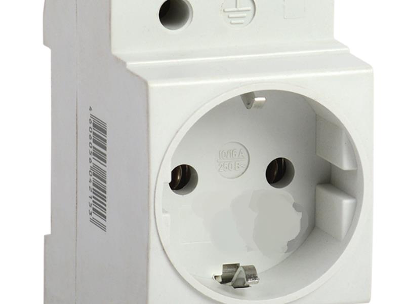 Розетка на дин-рейку РД-316 16A (LED) HLT