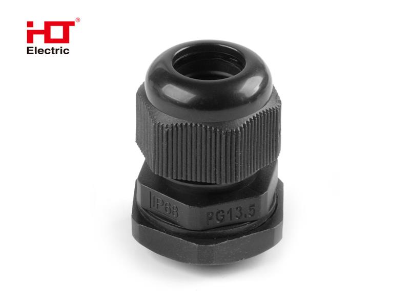 Сальники PG-13,5 диаметр проводника 6-12мм IP68-черный HLT