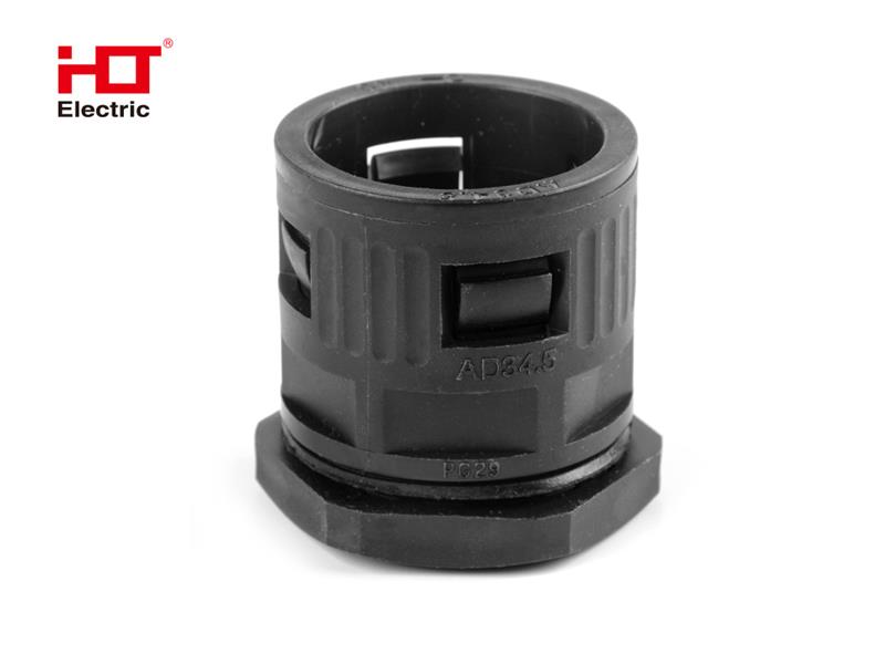 Нейлоновая муфта типа PGL на гофру-29 диаметр проводника AD34.5мм IP68 -черный HLT