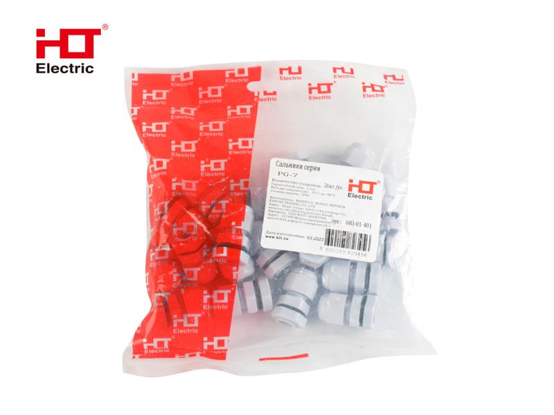 Сальники серии PG-7 IP68 (уп./20шт.) -белый HLT