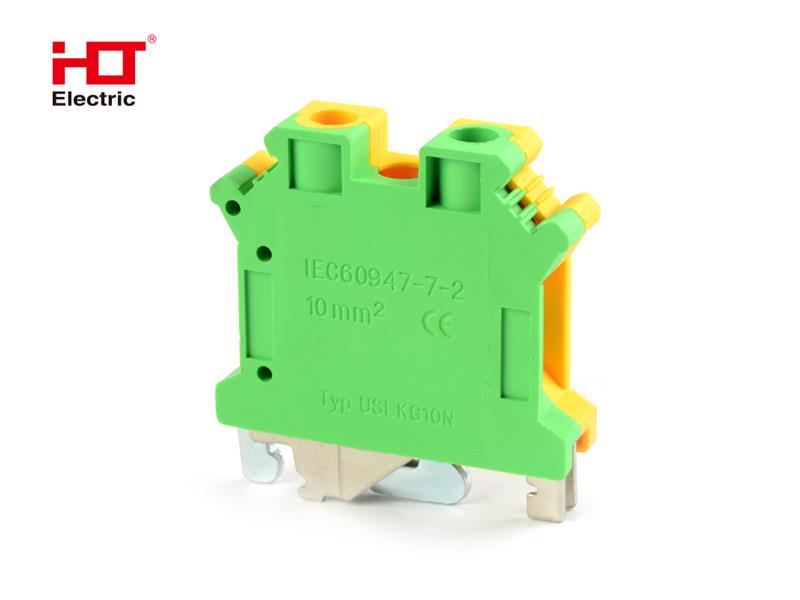 Зажим наборный UK-10мм2 PEN желто-зеленая HLT