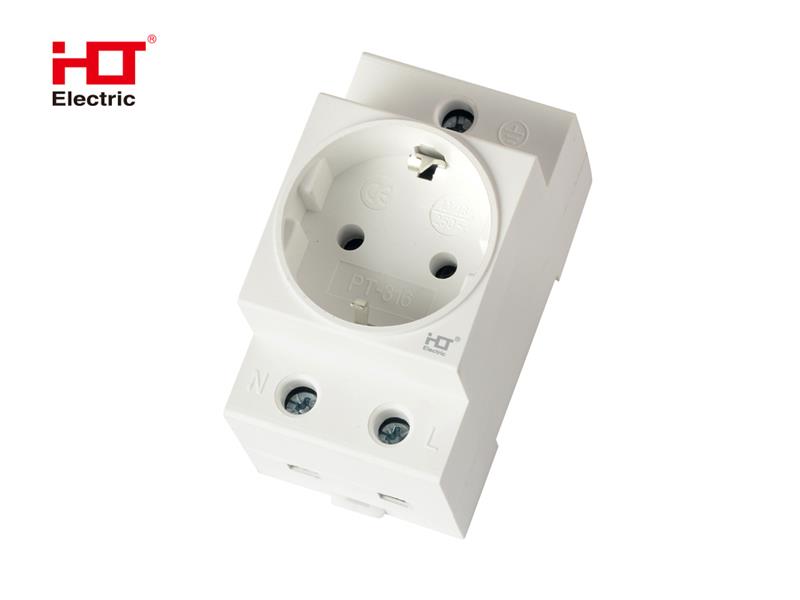 Розетка на дин-рейку РД-316 16A IP20 HLT