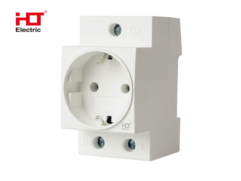 Розетка на дин-рейку РД-316 16A IP20 HLT
