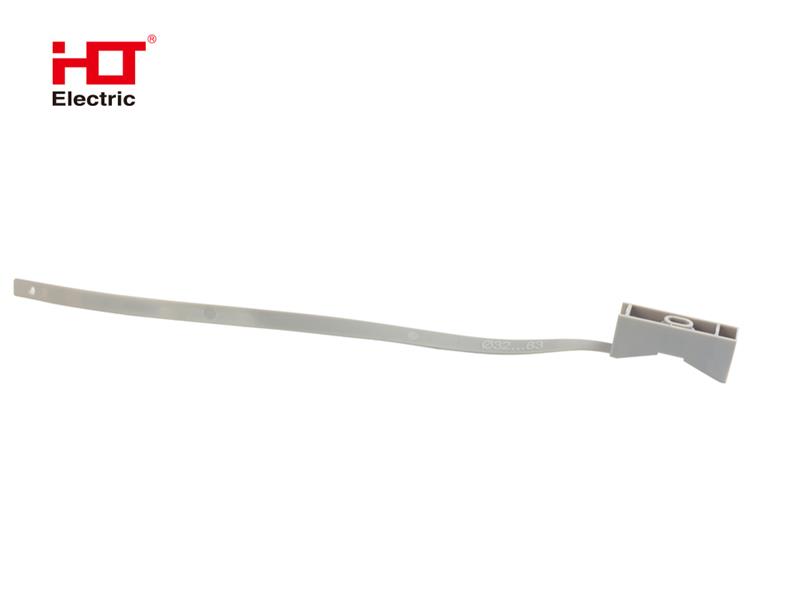 Крепеж ремешковый 7,6х165 с площадкой серый (уп./50 шт) HLT