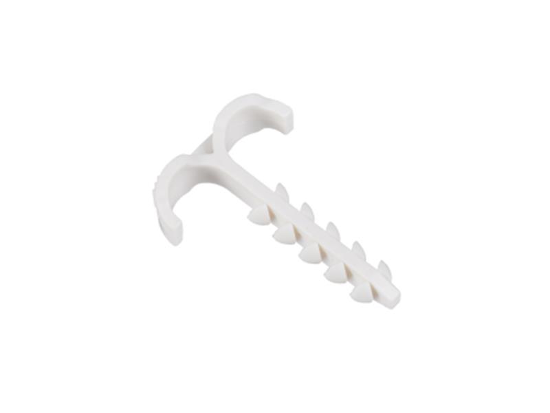 Дюбель-хомут Т-обр. 4-12мм нейлон белый (25шт./упак.) HLT