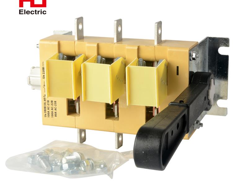 Выключатель-разъединитель ВР32-31А31220 1 направ. с д/г камерами несъемная левая/правая рукоятка HLT