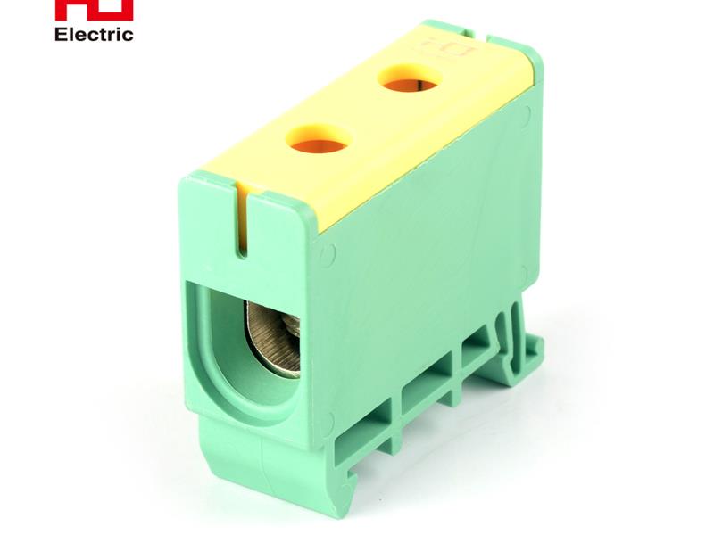 Клемма силовая вводная КСВ 16-50 желтая-зеленая HLT