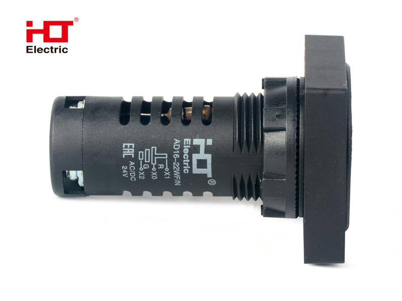 Лампа - указатель заземления 24V AC/DC d22мм IP40 матрица (квадрат) Красный/Зеленый HLT