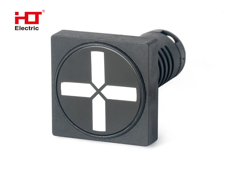 Лампа - указатель положения 24V AC/DC d22мм IP40 матрица (квадрат) Красный/Зеленый HLT