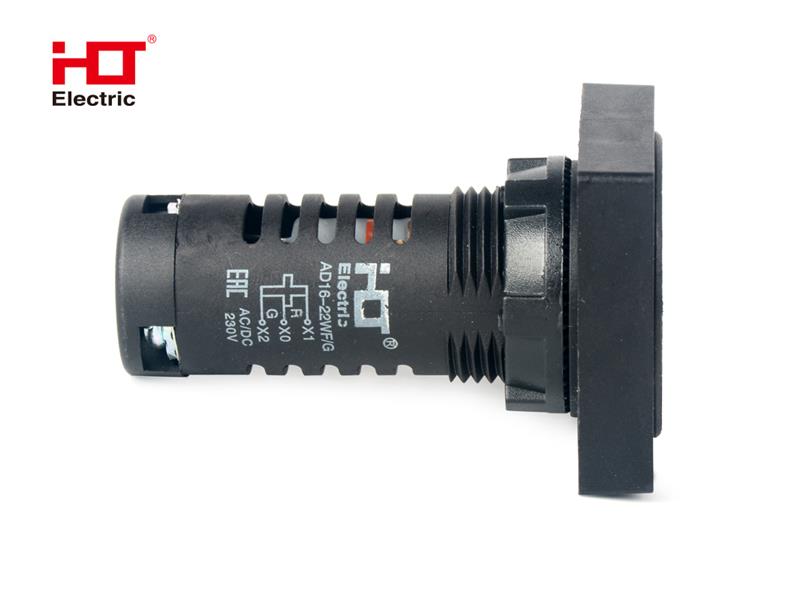 Лампа - указатель положения 230V AC/DC d22мм IP40 матрица (квадрат) Красный/Зеленый HLT