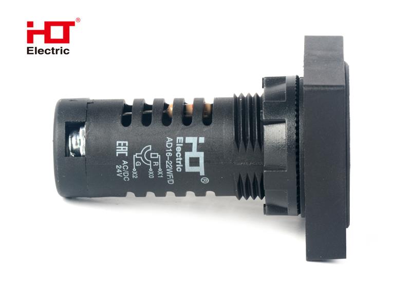 Лампа - указатель положения выключателя 24V AC/DC d22мм матрица (квадрат) IP40 Красный/Зеленый HLT