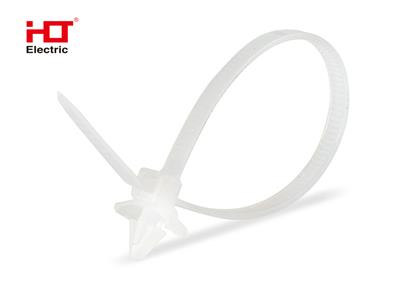 Кабельная стяжка с дюбель-пистоном 3.6х150 белый (уп./100 шт) HLT