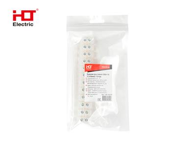 Зажим винтовой ЗВИ-15 1.5-6мм2 12пар（уп/1 шт.）белый HLT