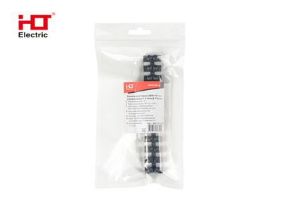 Зажим винтовой ЗВИ-10 полипропилен 1.5-6мм2 12пар 100°Счерный (уп/1 шт.) HLT