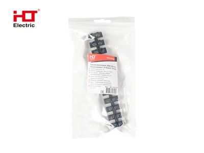 Зажим винтовой ЗВИ-20 полипропилен 1.5-6мм2 12пар 100°С черный (уп/1 шт.) HLT