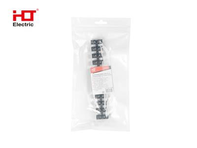 Зажим винтовой ЗВИ-30 полипропилен 1.5-10мм2 12пар 100°С черный (уп/1 шт.) HLT