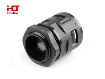 Нейлоновая муфта типа PGL на гофру-21 диаметр проводника AD28.5мм IP68 -черный HLT