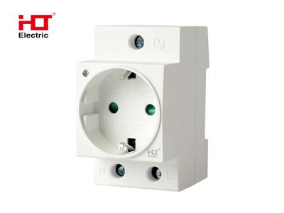 Розетка на дин-рейку РД-316 16A (LED) HLT