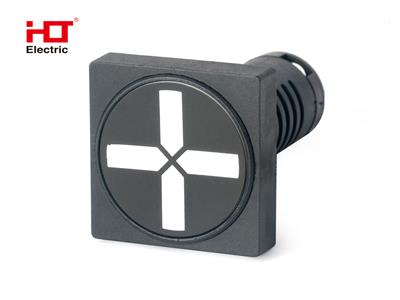 Лампа - указатель положения 24V AC/DC d22мм IP40 матрица (квадрат) Красный/Зеленый HLT