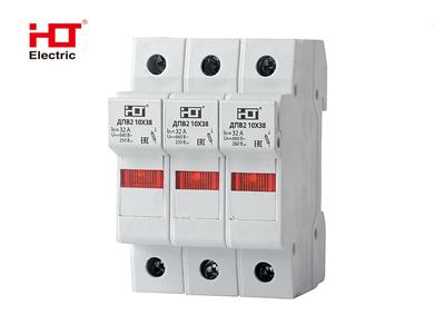 Предохранитель-разъединитель ПР для ПВЦ 10x38 3P (с индикацией) HLT